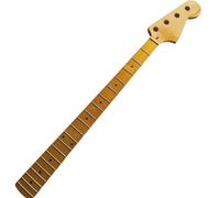 Manche de guitare basse Jazz à 4 cordes, 20 frettes, incrustation touche en érable 34 pouces