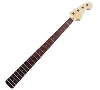 Manche de guitare basse Jazz en érable, 20 frettes, 34 pouces, incrustation palissandre brillant