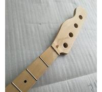 Manche de guitare basse P main gauche/tête inversée, 20 frettes, 4 cordes, touche en érable, incrustation points(Lefty)