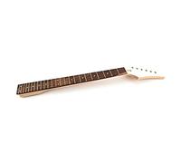 Manche de guitare électrique 24 frettes avec incrustations de points en érable brut et palissandre Accessoire de touche en bois électrique Instrument à cordes