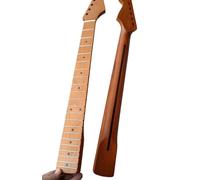 Manche de guitare électrique en érable rôti, 21 frettes, mat, 25.5 pouces
