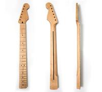 Manche de guitare électrique Fender Stratocaster en érable de qualité supérieure, 22 frettes jumbo moyennes, rayon 35,6 cm, écrou en os, trous d'accordeur 10 mm