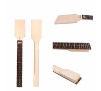 Manche de guitare électrique large, 22 frettes, 12 cordes, érable, palissandre, tête pagaie