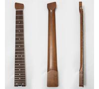 Manche de guitare électrique sans tête à 7 cordes, manche de rechange en érable torréfié avec touche en palissandre, 24 frettes en acier inoxydable, rayon de 35,6 cm, réglage de la barre de réglage du