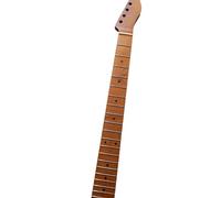 Manche de guitare en érable rôti, 21 frettes, touche 25.5 pouces, finition mate