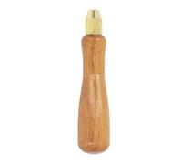Manche de Lime en Bois, Petit Manche de Lime Professionnel Poli Fin avec Poignets en Métal Solides pour Outil de Coupe de Lime
