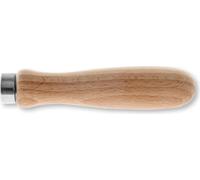 Manche de lime STUBAI 120 mm - manche ergonomique en bois de hêtre, convient pour les limes plates, rondes et demi-rondes, maniement sûr, longue durée de vie, idéal pour l'atelier, l'artisanat, les lo