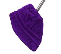 Manche De Nettoyage Au Sol - Recharge De Couverture De Vadrouille Paresseuse En Microfibre, Enveloppe À Balais Multi- | Tête De Balayeuse À Fibre Souple, Catcher De Toile D'araignée Polyvalente