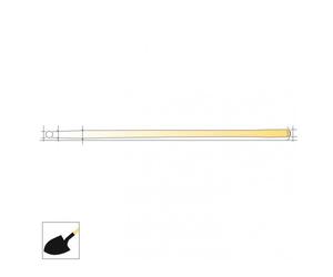 Manche de pelle bois dur 1.1m D40 Jacquenet Malin