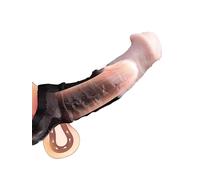 Manche de pénis de cheval - Manche de pénis de silicone pour homme, extenseur de pénis de 7,48 pouces, manchon de pénis pour amplificateur de tour épaisse, retarde et améliore le sexe