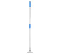 Manche de raclette de sol 119,5 cm en acier et plastique antidérapant avec trous de vis compatible avec les curseurs à eau, serpillère idéale pour la cuisine, la salle de bain et le nettoyage des