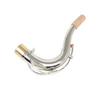 Manche de rechange en laiton pour saxophone ténor Sib, diamètre de joint de 27,5 mm pour réparation d'instruments à vent, pour orchestre et saxophone d'étudiant (argenté)