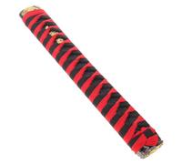 Manche de Sabre Japonerie en Bois Rouge, Pièce de Rechange | Revêtement Texturé Profond, Accessoires Décoratifs Inclus, Projet de Reproduction Historique et Restauration