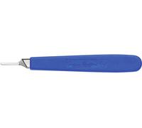 Manche de scalpel 130 mm Nickel, plastique bleu 1 pc(s)