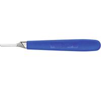 Manche de scalpel 140 mm Nickel, plastique bleu 1 pc(s)