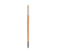 Manche en bois - Pinceau à poils en nylon - Miniature - Pour acrylique, aquarelle, gouache - Peinture faciale professionnelle en nylon - Pour artiste