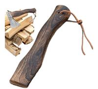 Manche en bois pour hache, manche de hache en bois - Manche de hache confortable résistant aux chocs Manche de hache court, manche ergonomique, poignée de rechange pour hache de camping Manche de