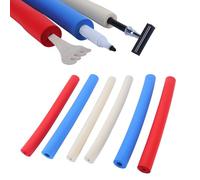 Manche en mousse, 6pcs 30.5cm/12in Antidérapant Mousse Grip Tubing Cover Ustensiles Porte-stylo Rembourrage Tube Grip Aid Poignée Tube creux pour les enfants âgés