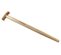 Manche en T de rechange Faithfull à manche conique droit pour bêches, fourches et pelles - Frêne FSC - 71 cm