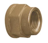 Manche réduit droit FF en laiton jaune 3/4 x 1/2