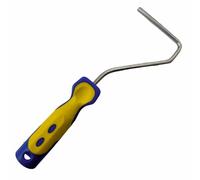 Manche rouleau à peindre Soft pour pièces de rechange de petits rouleaux de 10 cm. Manche tige rouleau Ø6 mm. Cadre de rouleau de peinture. Poignée de rouleau petit bi-matière (B)