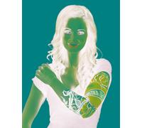 Manche Tatouages True Love Femme - 154467 - Taille Unique - Port 0¿ Vert