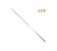 Linxor - Manche télescopique de 2.53 m à 4.80 m en Aluminium pour épuisette, Balai, Brosse etc...