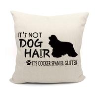 Mancheng-zi Cocker Spaniel Gifts Housses de coussin Cocker Spaniel 18x18 R serv au coussin pour chien Cocker Spaniel Decor
