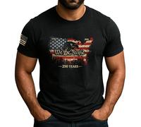 Manches Courtes Nous, Le Peuple, 250E Anniversaire des États-Unis T-Shirt Crew Neck Tee Shirt Classics T-Shirts De Sport pour Randonnée Outdoo Workout 3XL