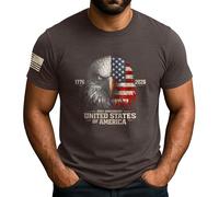 Manches Courtes Nous, Le Peuple, 250E Anniversaire des États-Unis Tee Shirt Confortable Sportswear Durable T-Shirt pour Workout Running Outdoo XXL