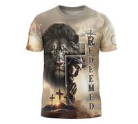 Manches Courtes Racheté, Christianisme, Verset T-Shirts De Sport Classics Tee Shirt Crew Neck Sportswear pour Workout Running Outdoo L