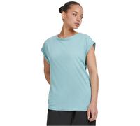 Urban Classics T-shirt menthe – manches retroussées, épaules tombantes, 100% coton – XS