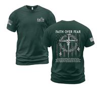 Manches Courtes Une Nation sous Dieu, Christianisme, Religion T-Shirt Classics T-Shirts De Sport Crew Neck Tee Shirt pour Outdoo Workout Running M
