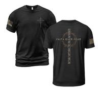 Manches Courtes Une Nation sous Dieu, Christianisme, Religion Tee Shirt Classics T-Shirt Durable T-Shirts De Sport pour Randonnée Outdoo Running S