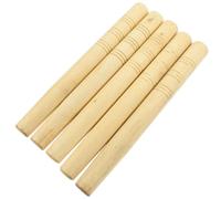 Manches D’Outil en Bois Dur 5 Pièces pour Houes et Pelles | Poignée de Rechange, Lot de 5, Couleur Kaki, Prise Ergonomique Légère, Remplacement Facile