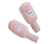 Manches De Bras Chaudes en Coton pour Gants À Bras Longs avec des Lapins De Dessin Animé pour Les Activités Hivernales Écriture Et Lecture des Étudiants Manchettes d'hiver pour Étudiants