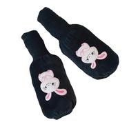 Manches De Bras Chaudes en Coton pour Gants À Bras Longs avec des Lapins De Dessin Animé pour Les Activités Hivernales Écriture Et Lecture des Étudiants Manchettes d'hiver pour Étudiants