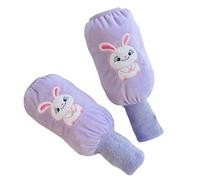 Manches De Bras Chaudes en Coton pour Gants À Bras Longs avec des Lapins De Dessin Animé pour Les Activités Hivernales Écriture Et Lecture des Étudiants Manchettes d'hiver pour Étudiants