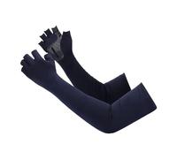 Manches de bras de refroidissement, manches du bras pour UV, Couvercle de manche de refroidissement respirant avec trou du doigt, Couverture cicatricielle, crème solaire de jardinage, accessoires d'en
