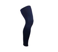 Manches de Compression de Jambes 1 PIÈCES Élastique Longue Genouillère Manches Sport Fitness Équipement De Protection Rotule Basket-Ball Genou Soutien Hommes(Deep Blue,L)