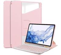 Manches de sac de la boîte de PC de table Smart Tablet Cover Case Compatible avec Samsung Galaxy Tab S9 Case 11inch with Detachable Wireless Keyboard S Pen Holde, Could Multi-Angle Viewing So