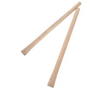 Manches en Bois Dur pour Houe, Lot de 2, 3cm et 2,5cm | Bois Dur Poli, Surface Lisse sans Bavures, Prise Ergonomique, pour Réparer Bêche et Balai Couleur Aléatoire