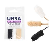 Manches en peluche URSA : conçues pour être utilisées sous des costumes pour aider à dissimuler les micros, réduire le bruit des vêtements et protéger le micro du vent léger. (Multipack (x1 noir,