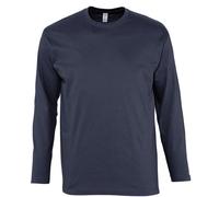 Manches Longues Coton Gris Vert Rouge Bleu T-Shirt S-XXXL +4XL+5XL