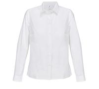 Manches Longues Popeline Chemisier Partie Recyclé Polycoton Femmes Chemise Par