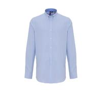 Manches Longues Rayé Chemise Oxford Entretien Facile à Pinces Résistant Par