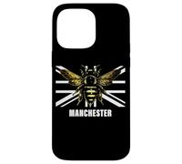 Manchester Bee Drapeau Royaume-Uni Souvenir Coque pour iPhone 14 Pro Max