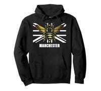 Manchester Bee Drapeau Royaume-Uni Souvenir Sweat à Capuche