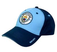 Manchester City Casquette réglable sous Licence Man City, 1 Coque sans Logo, Taille Unique