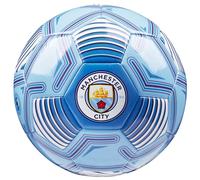 Manchester City F.C. Ballon de Foot Taille 3, 4 ou 5, Ballon Officiel du Club, Idée Cadeau pour Fan de Foot (Bleu, Taille 5)
